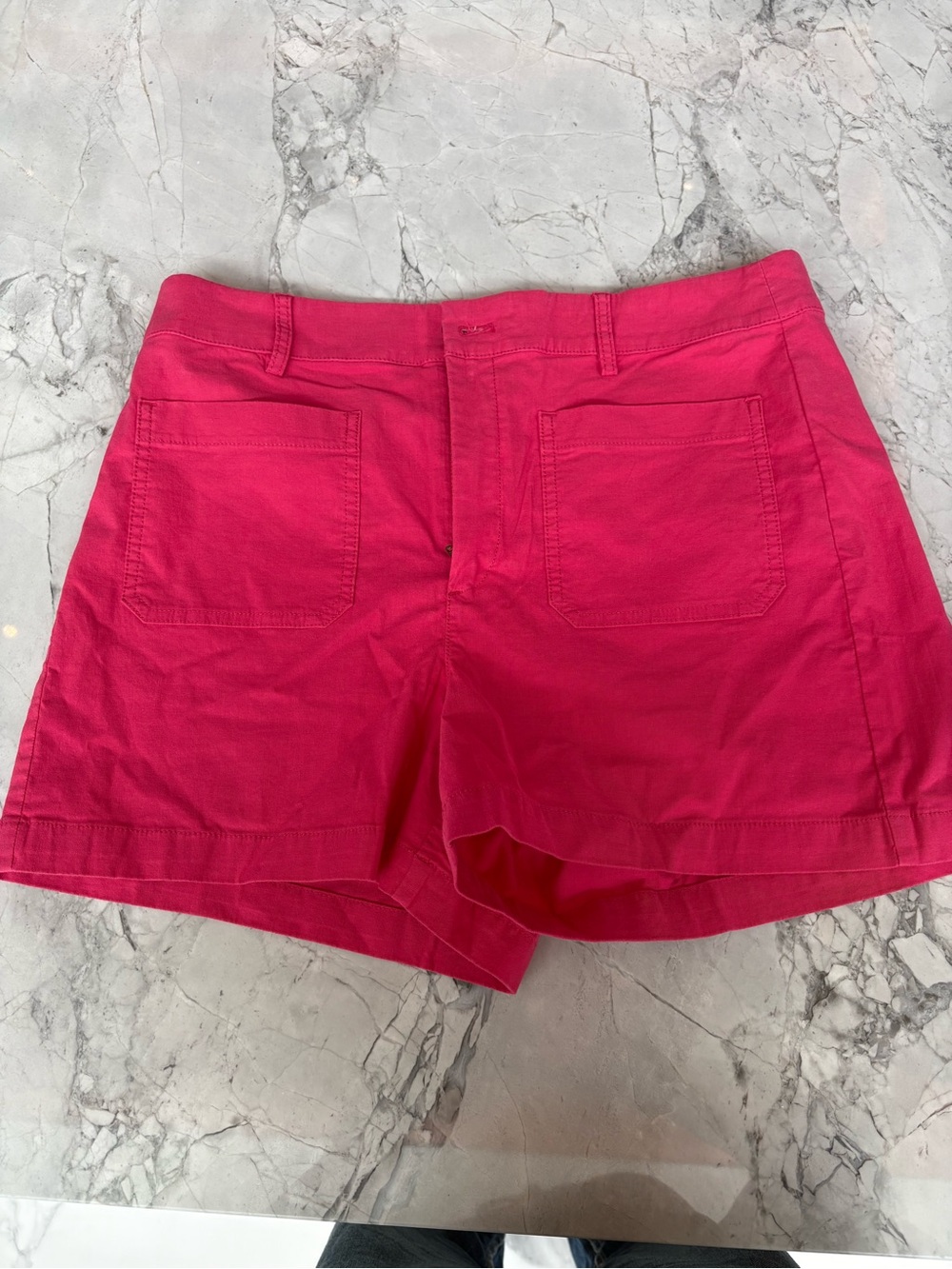 NWT J. Crew Bright Hot Pink Cotton Bermuda Shorts